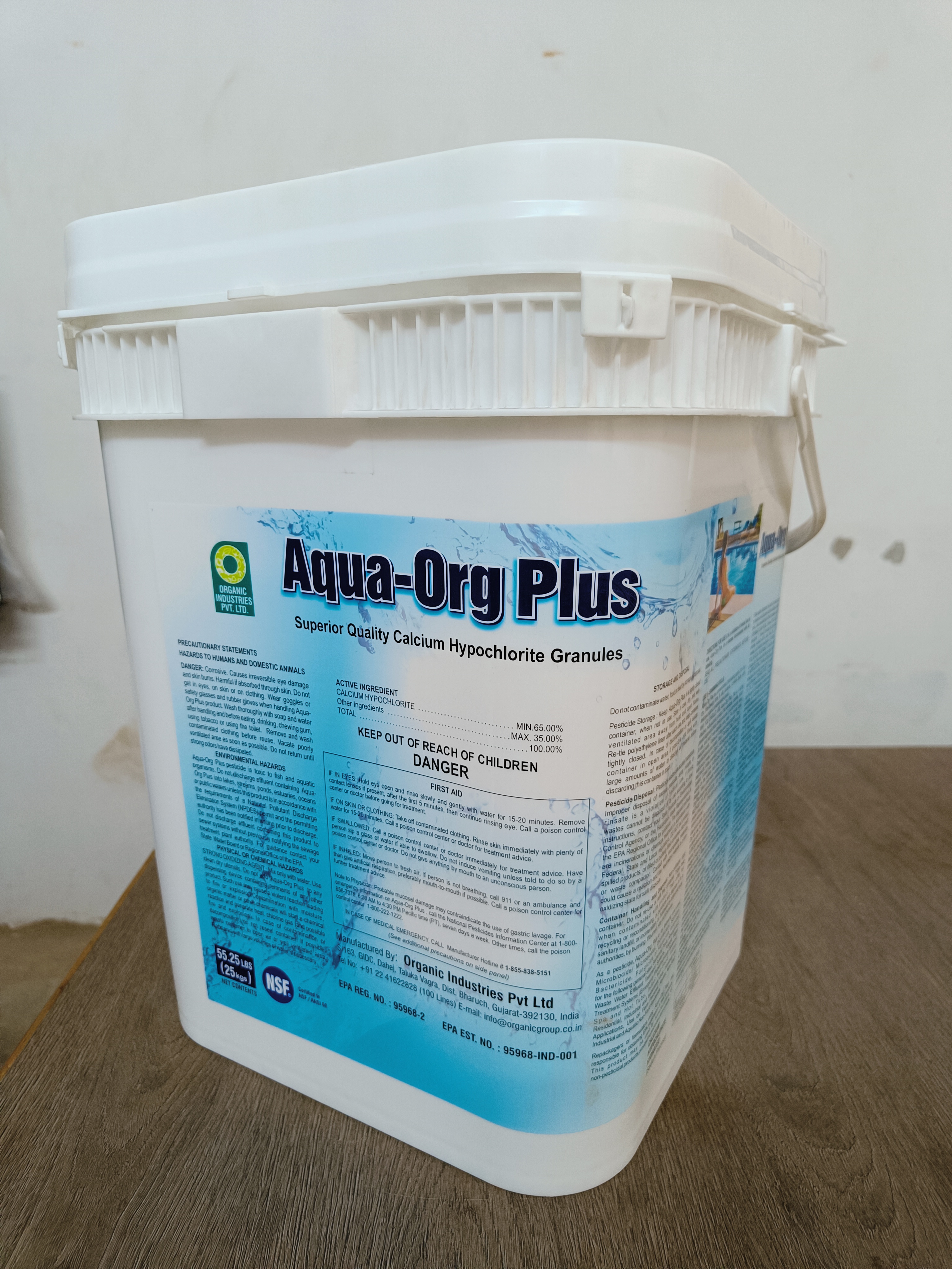 Calcium Hypochlorite 55 lb pail