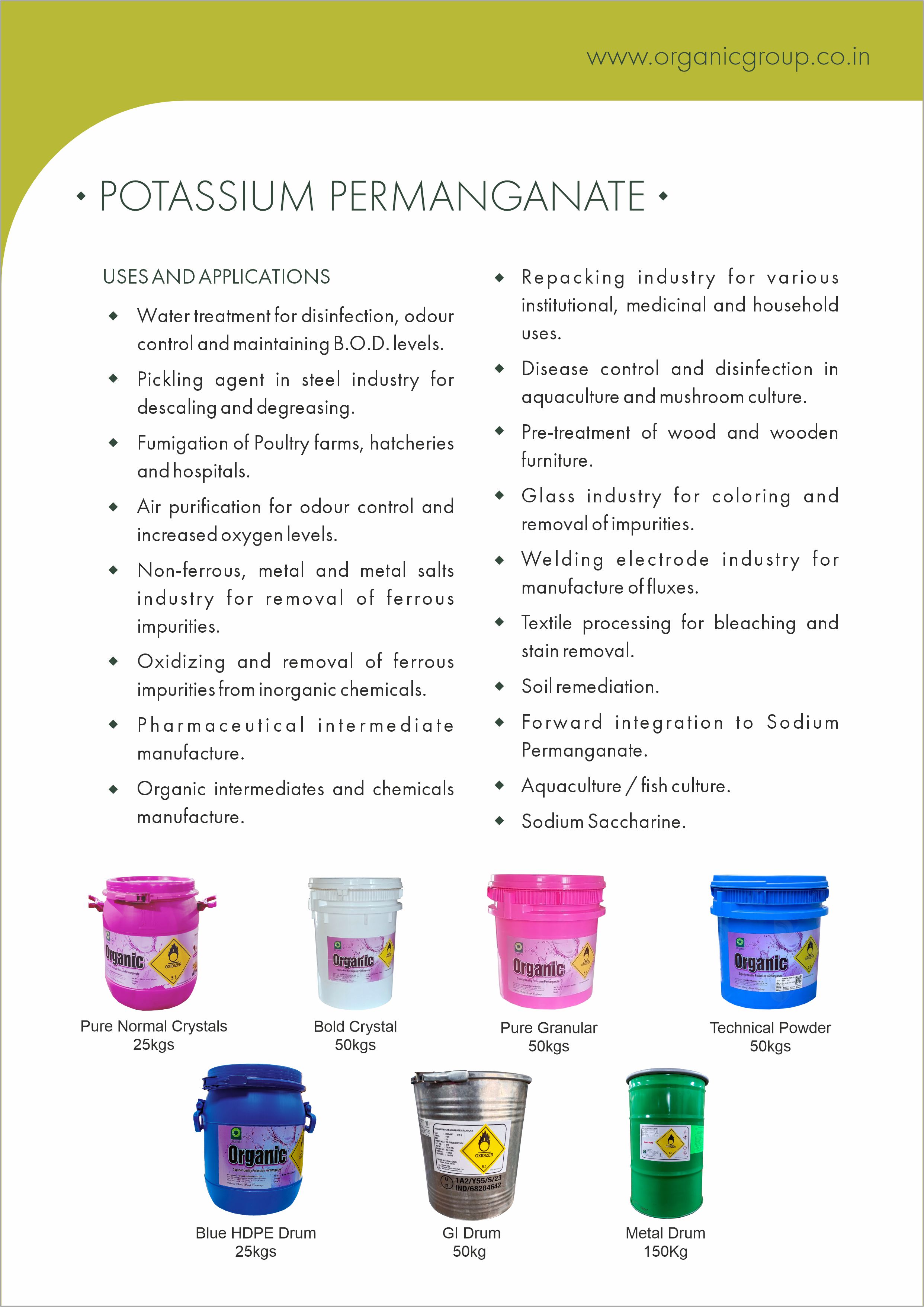 Potassium Permanganate Back